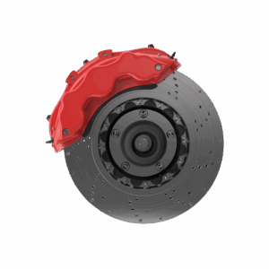 Red Brake Disc